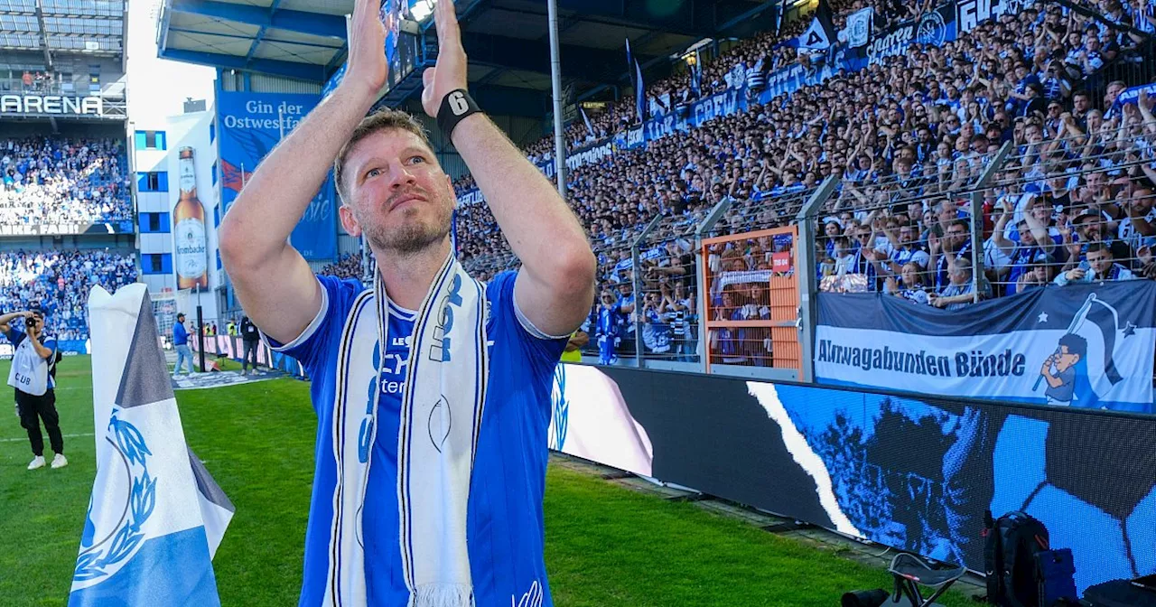 Arminia-Legende Fabian Klos läuft bei Jubiläumsspiel im Kreis Gütersloh auf