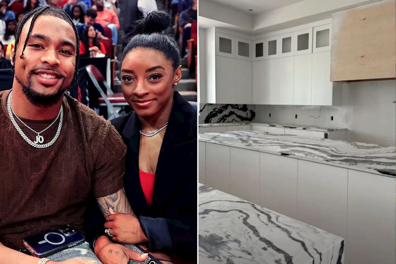 Simone Biles Shares Stunning Kitchen Update in Texas Home She's Building with Husband Jonathan Owens