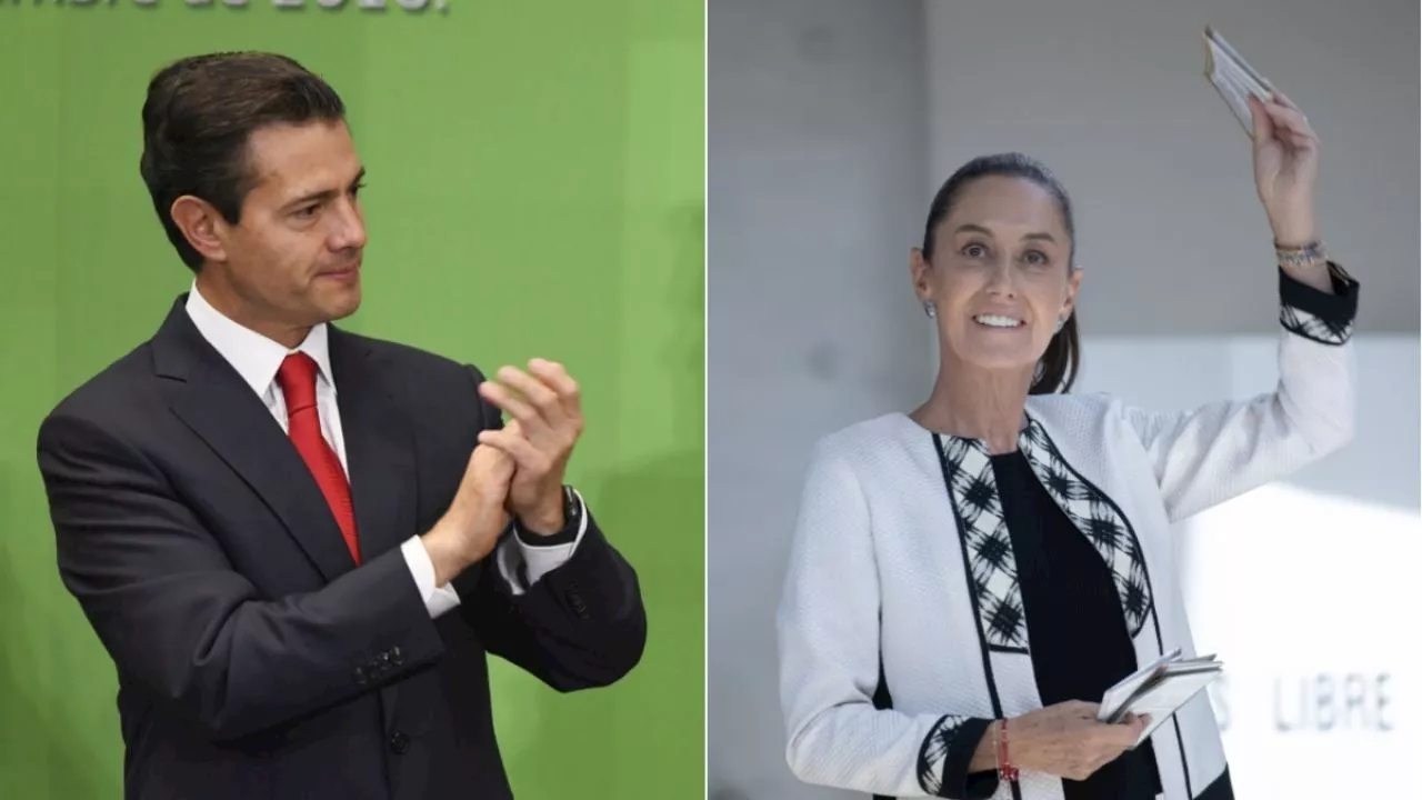 Sheinbaum revela que Peña Nieto la llamó para felicitarla por su triunfo electoral