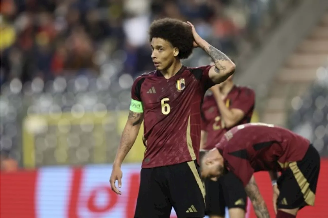 Axel Witsel de retour sous le maillot de la Belgique: 'Beaucoup d'émotions après un an'