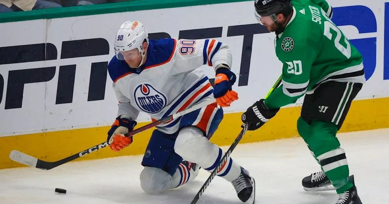 Oilers' Corey Perry emotional in handshake line with Dallas Stars