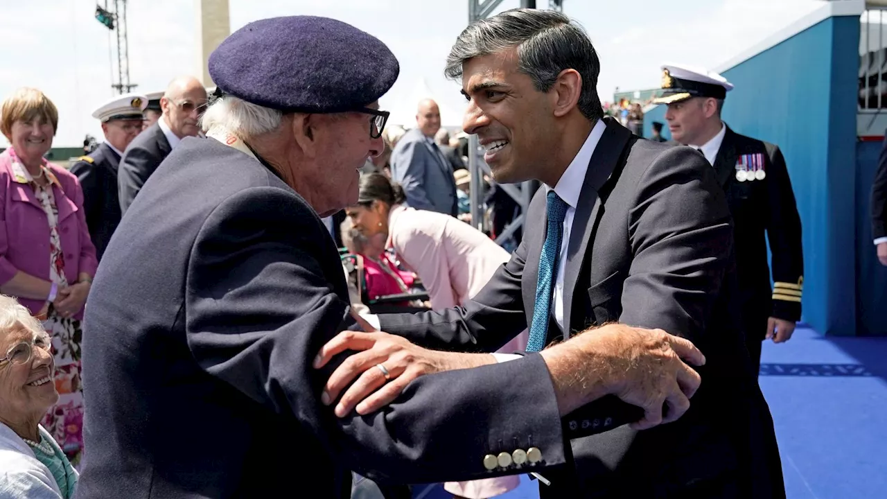 Rishi Sunak pledges to cut price of railcard in pitch to veterans on D-Day anniversary