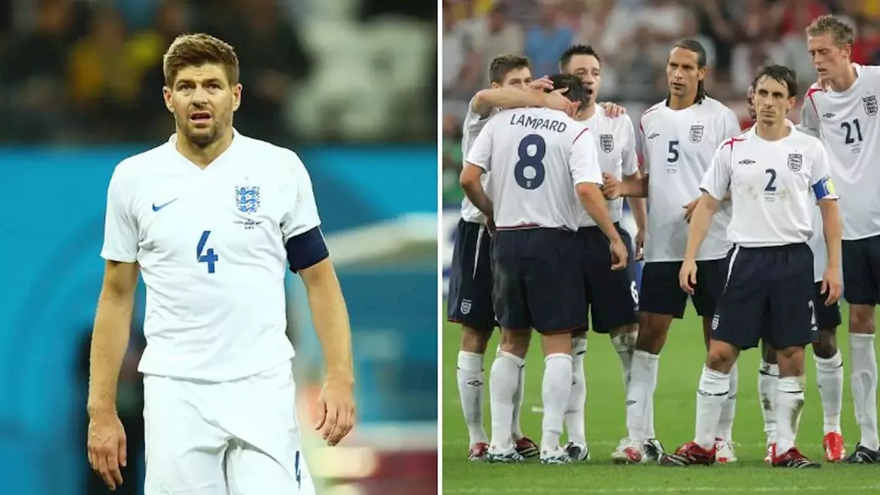 Steven Gerrard names the two England players he 'pretended to like' on international duty