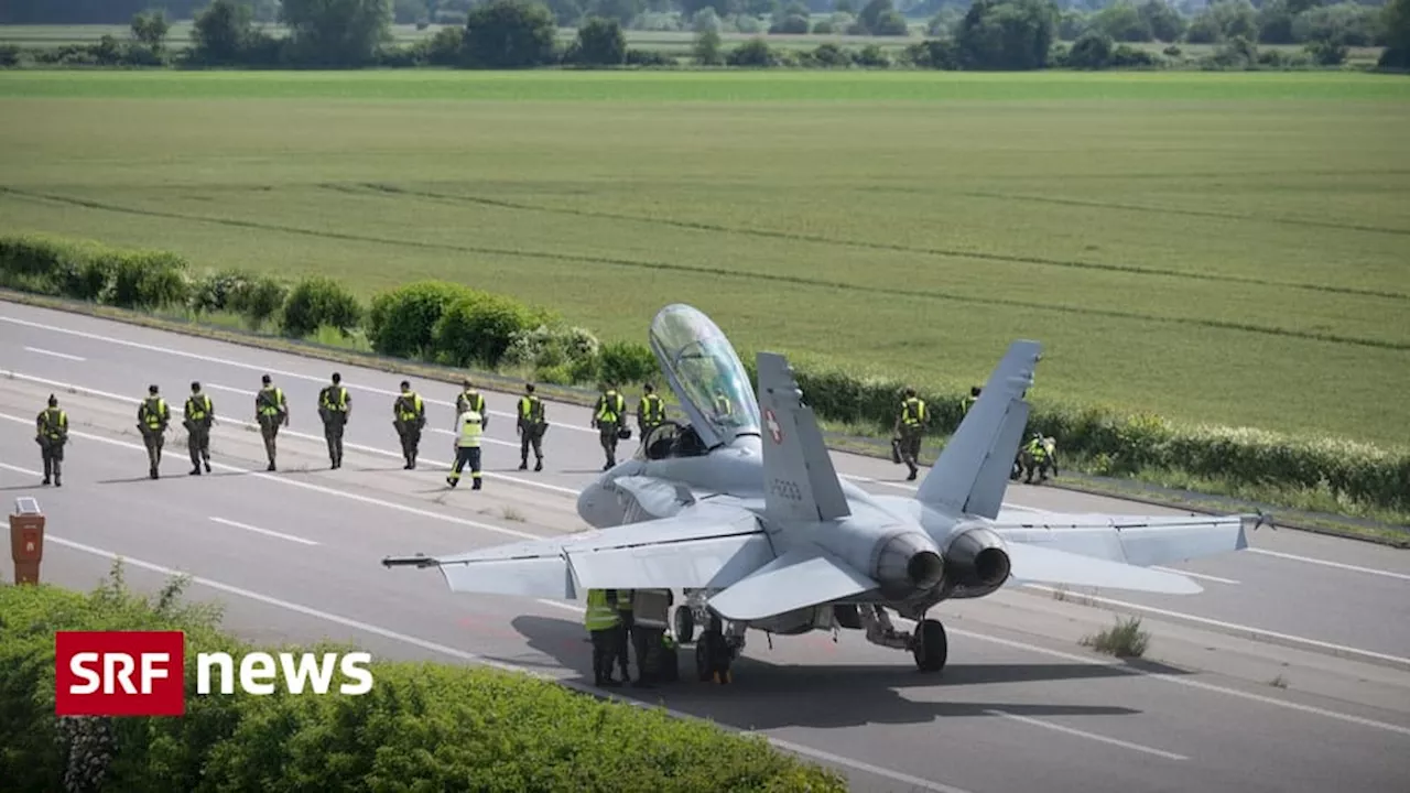 «Alpha Uno»: Das war die Militärübung auf der Autobahn A1