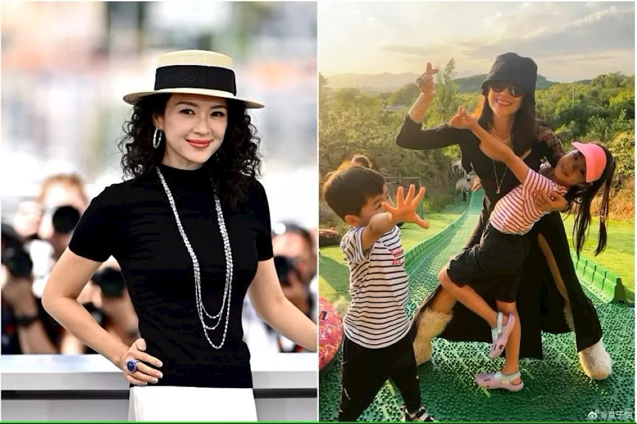 Chinese actress Zhang Ziyi celebrates Children's Day with her two kids post-divorce