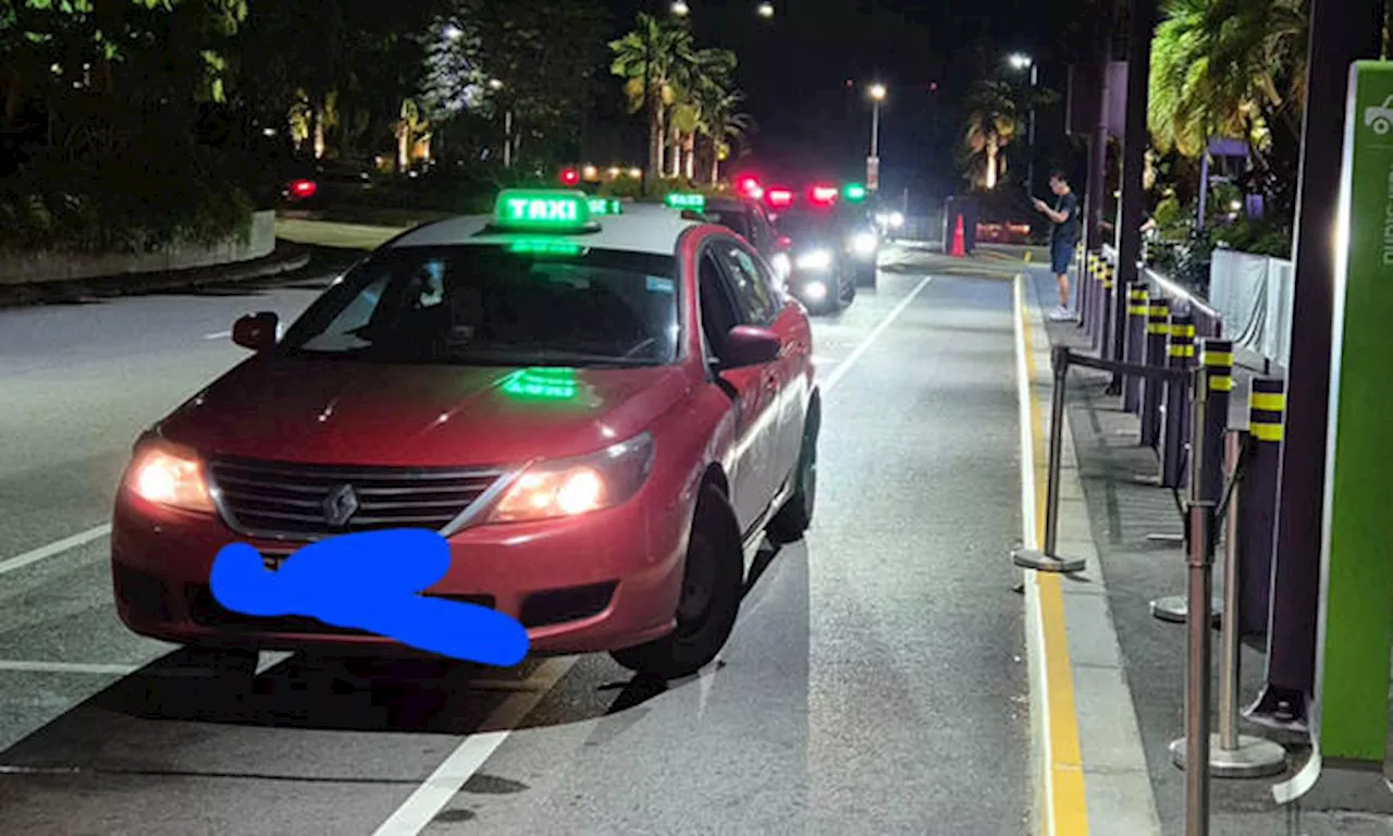 Passenger at Gardens by the Bay says multiple taxi drivers refused to drive him to Sengkang