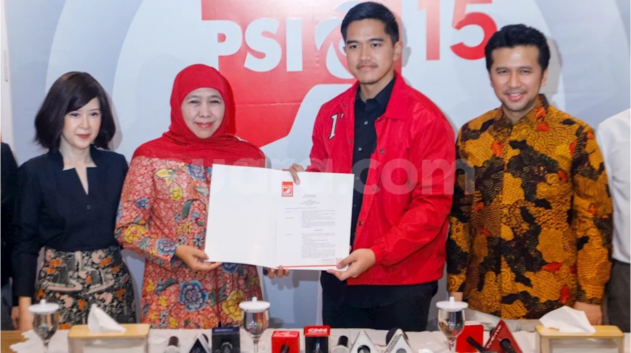 PSI Resmi Usung Khofifah-Emil Dardak untuk Pilkada Jawa Timur