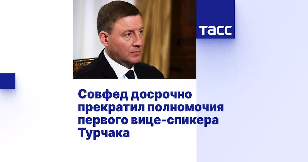 Совфед досрочно прекратил полномочия первого вице-спикера Турчака