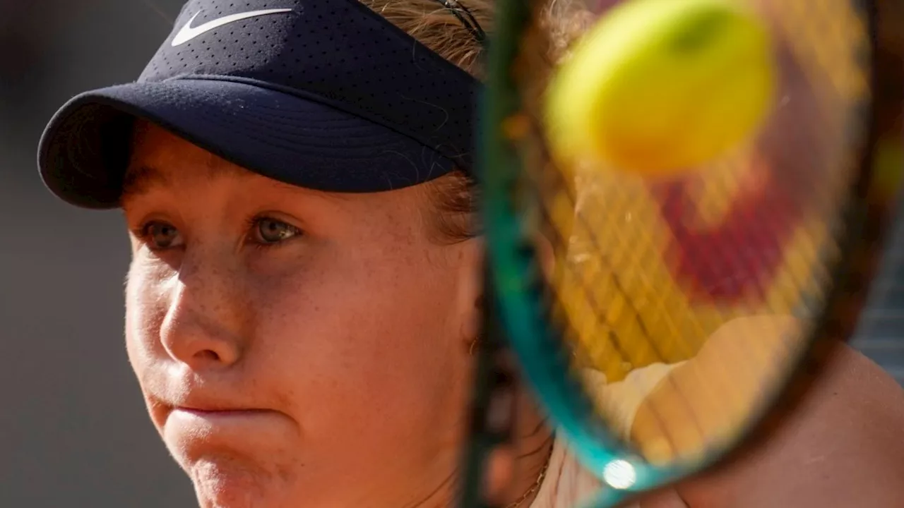 Mirra Andreeva, 17, shocks Aryna Sabalenka to reach first grand slam semi-final