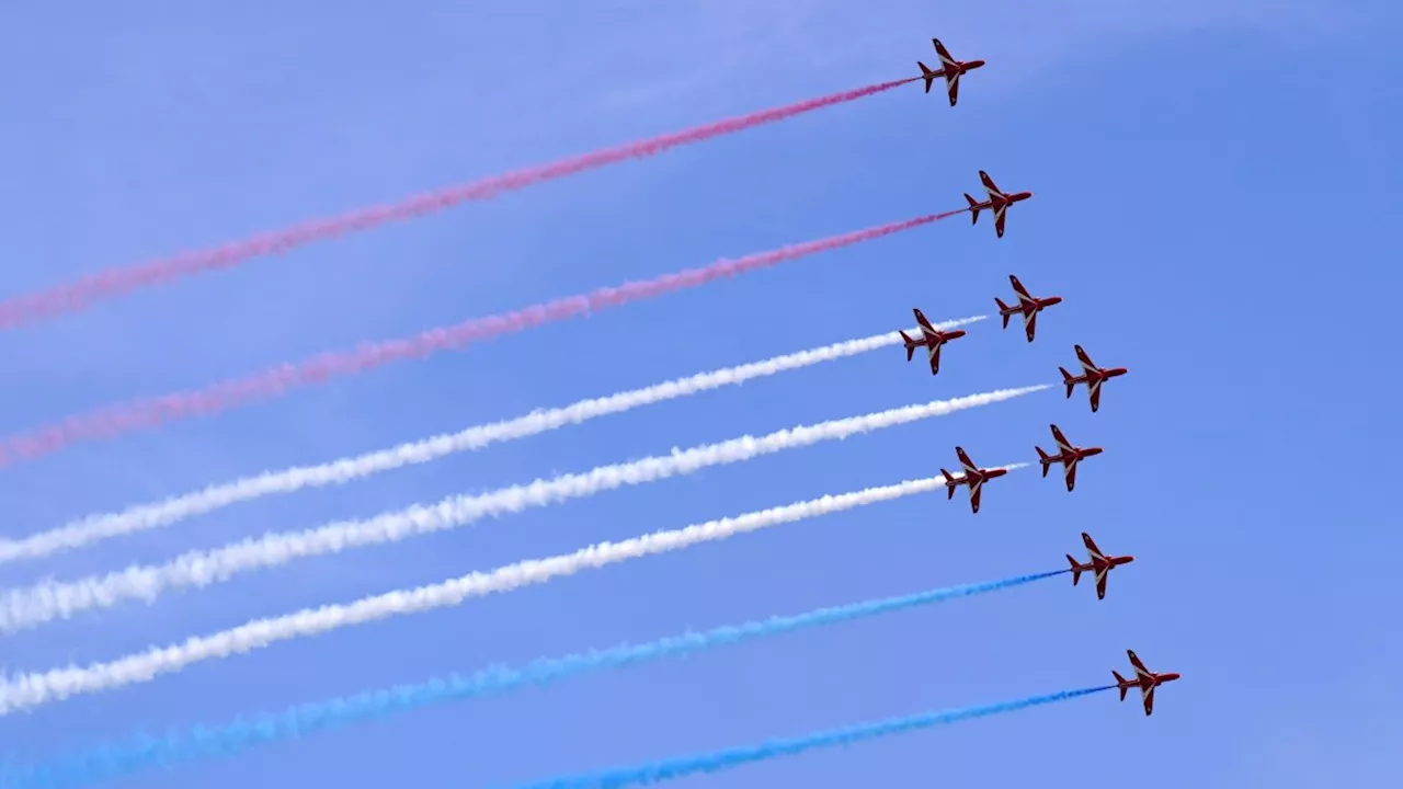 Red Arrows today: Flight path and route map for Portsmouth D-Day display