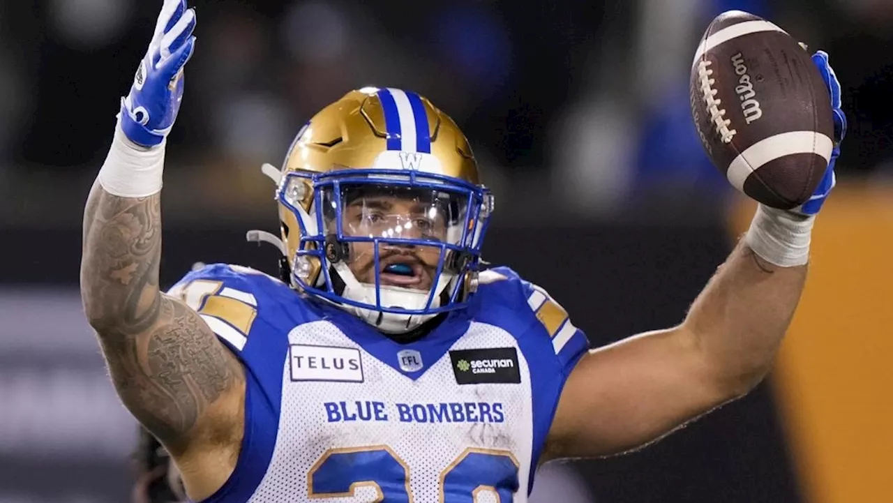 Blue Bombers star running back Oliveira among CFL players to watch in 2024