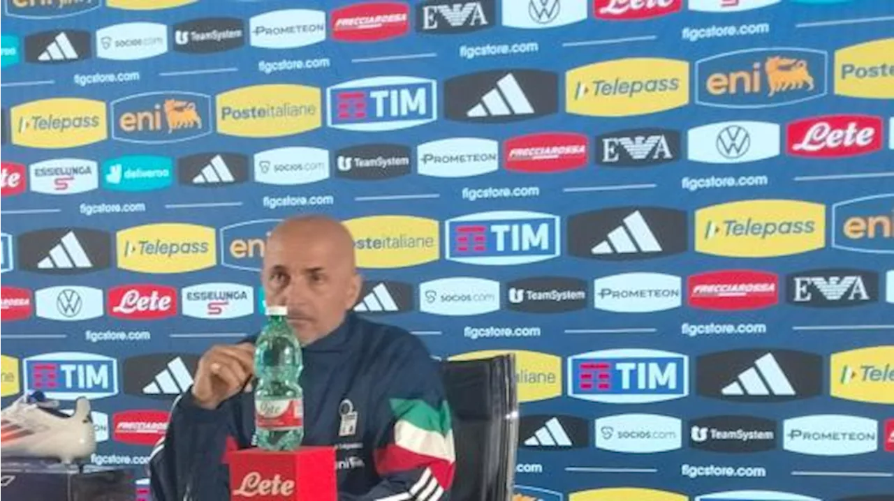 Italia, Spalletti: 'Non sono stato io a definire pigro Scamacca. Sta bene, tutto ok'