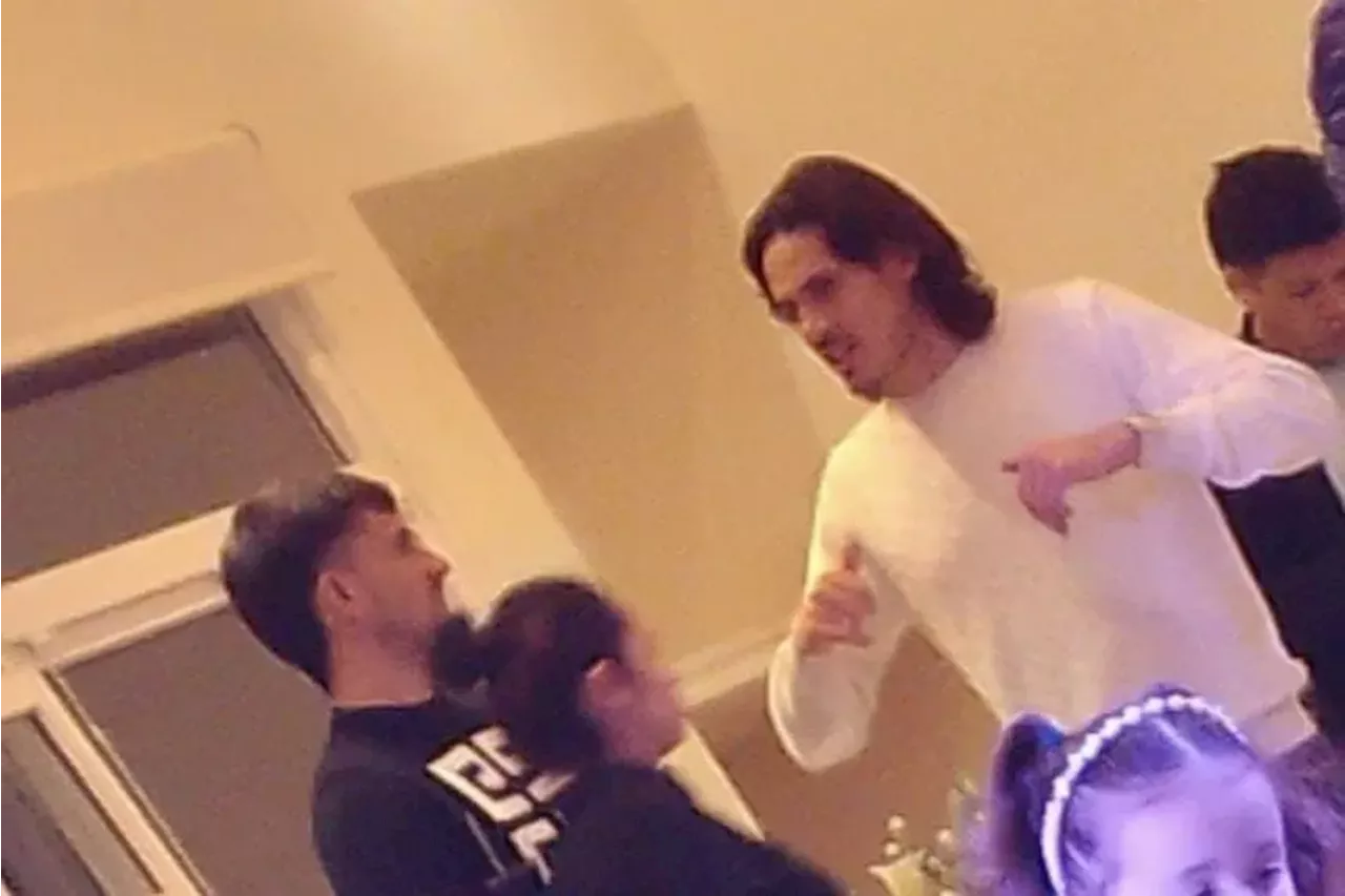 Pussetto explicó la foto con Cavani y Huracán fue tajante: 'Con Boca no negociamos'