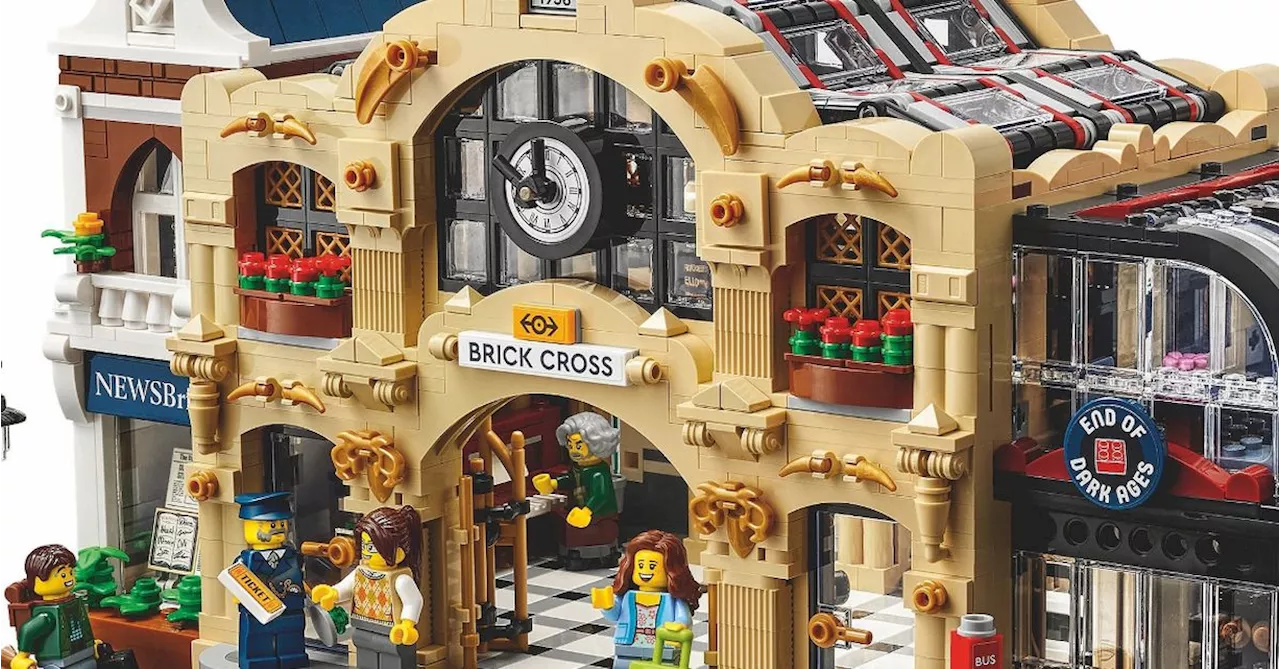 Lego’s limited-edition Ominous Isle and British train station are imminently going on sale