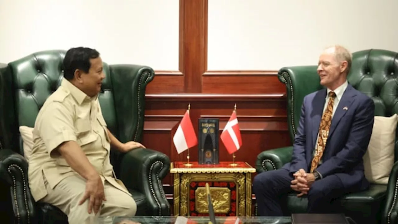 Prabowo Terima Kunjungan Dubes Denmark, Bicara soal Peningkatan Kerja Sama Pertahanan