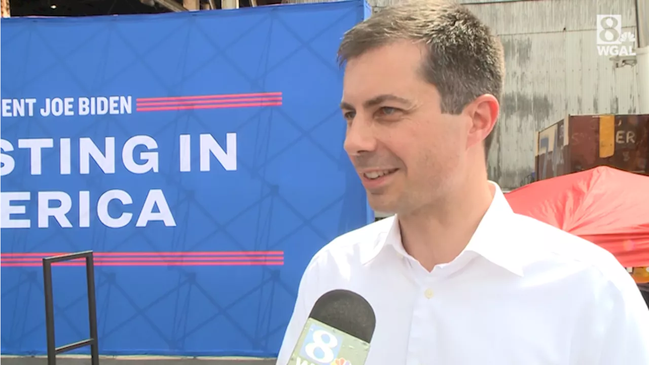 US Transportation Secretary Pete Buttigieg visits Susquehanna Valley, touts impact of Biden administration actions