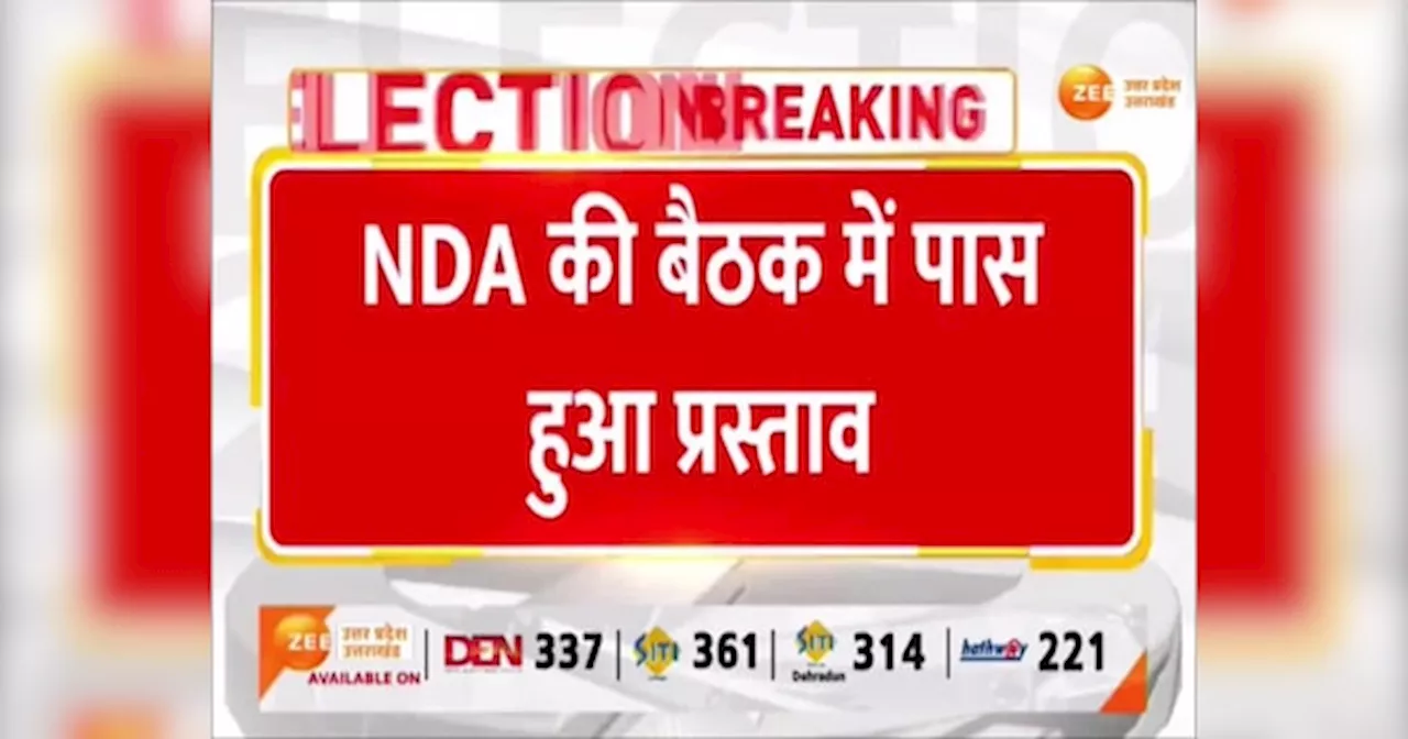 Loksabha Election 2024 Result: कौन होगा अगला प्रधानमंत्री, NDA की बैठक में हुआ फैसला