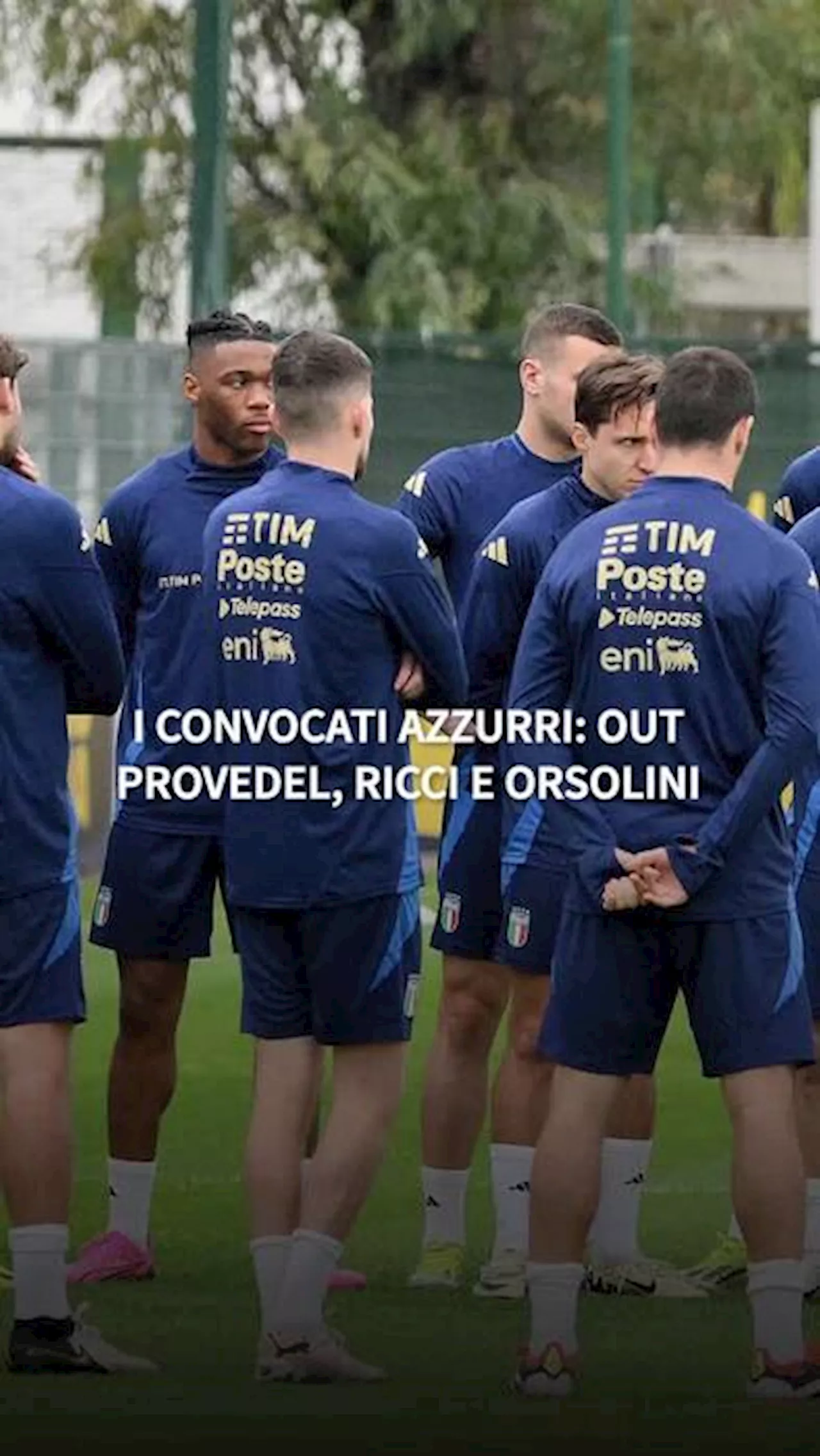 I convocati azzurri: out Provedel, Ricci e Orsolini