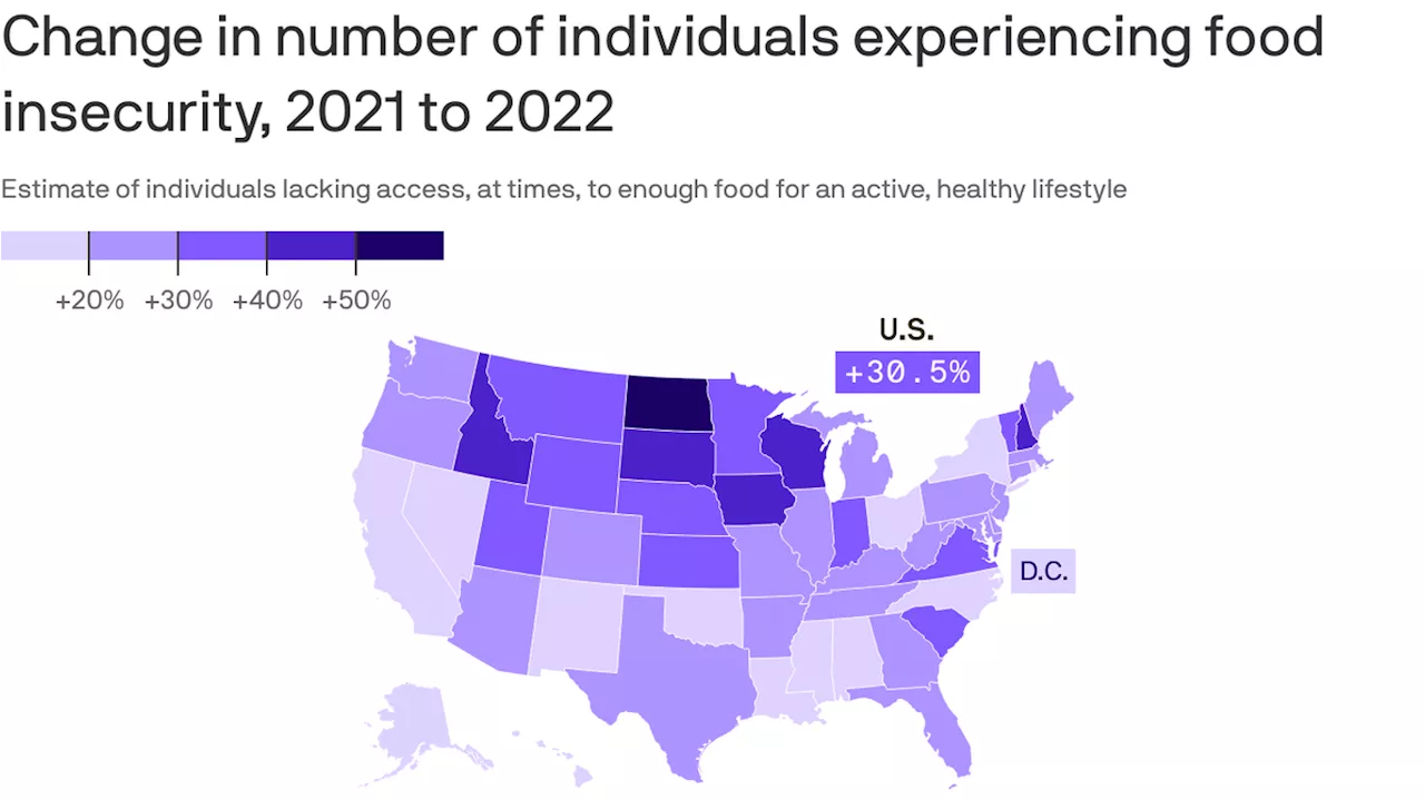 Food insecurity across America, mapped