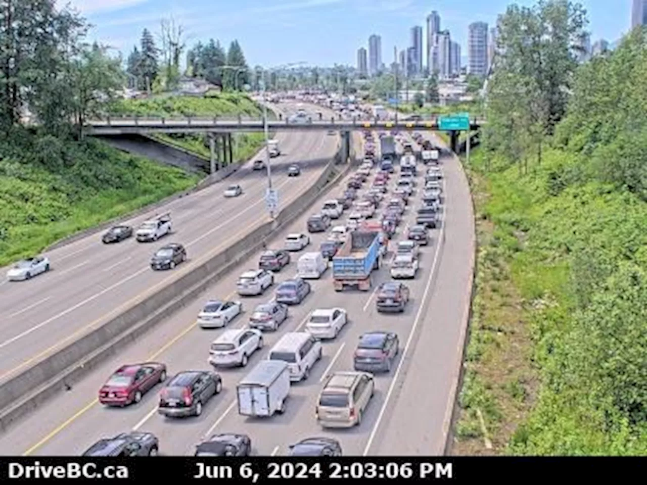 Driver in critical condition after 'unknown object' flies through windshield in Burnaby