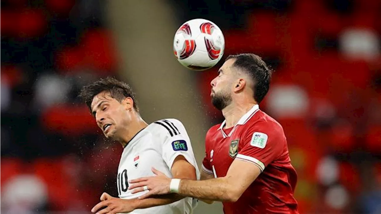 Indonesia Tertinggal 0-1 dari Irak, Jordi Amat Dikartu Merah