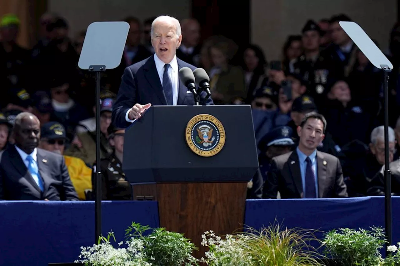 Biden looks back to historic Reagan D-Day speech for inspiration 40 years later