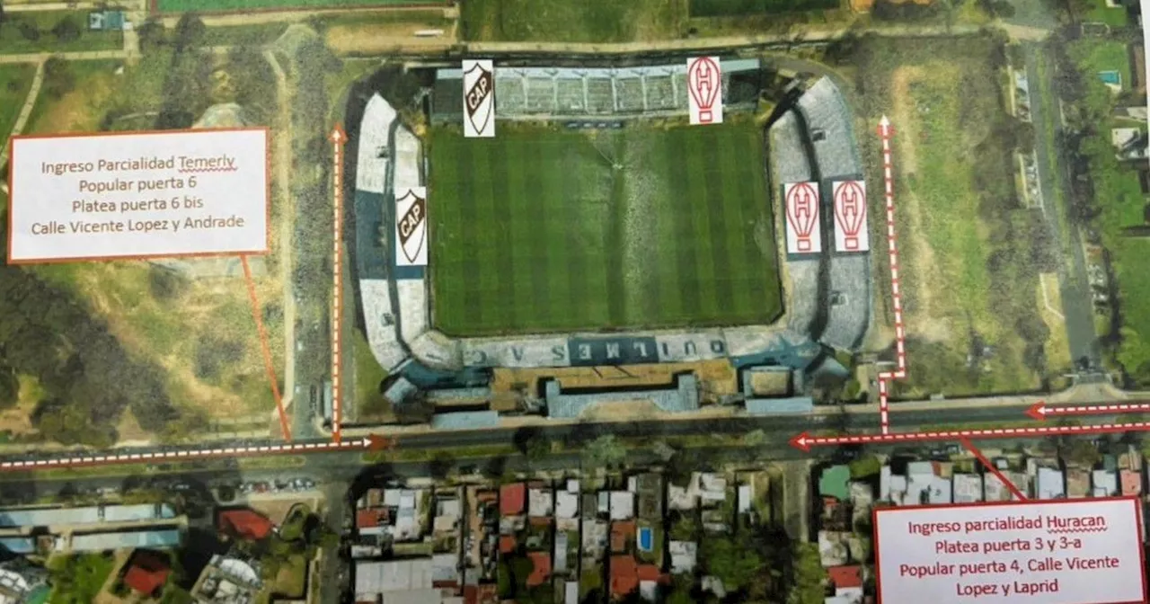 Platense-Huracán: operativo de seguridad confirmado para un duelo con pica