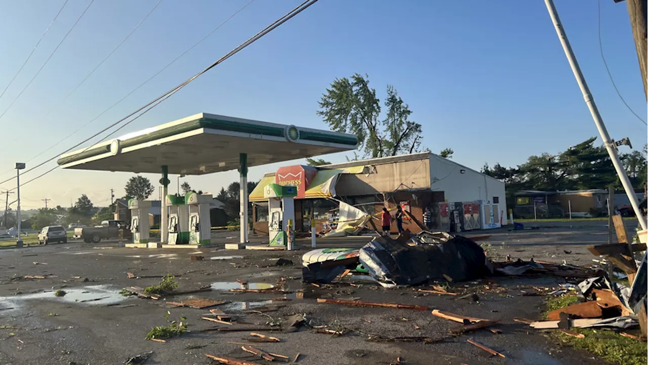 Photos: NWS confirms tornado in Muskingum County; tornado also observed in Knox County