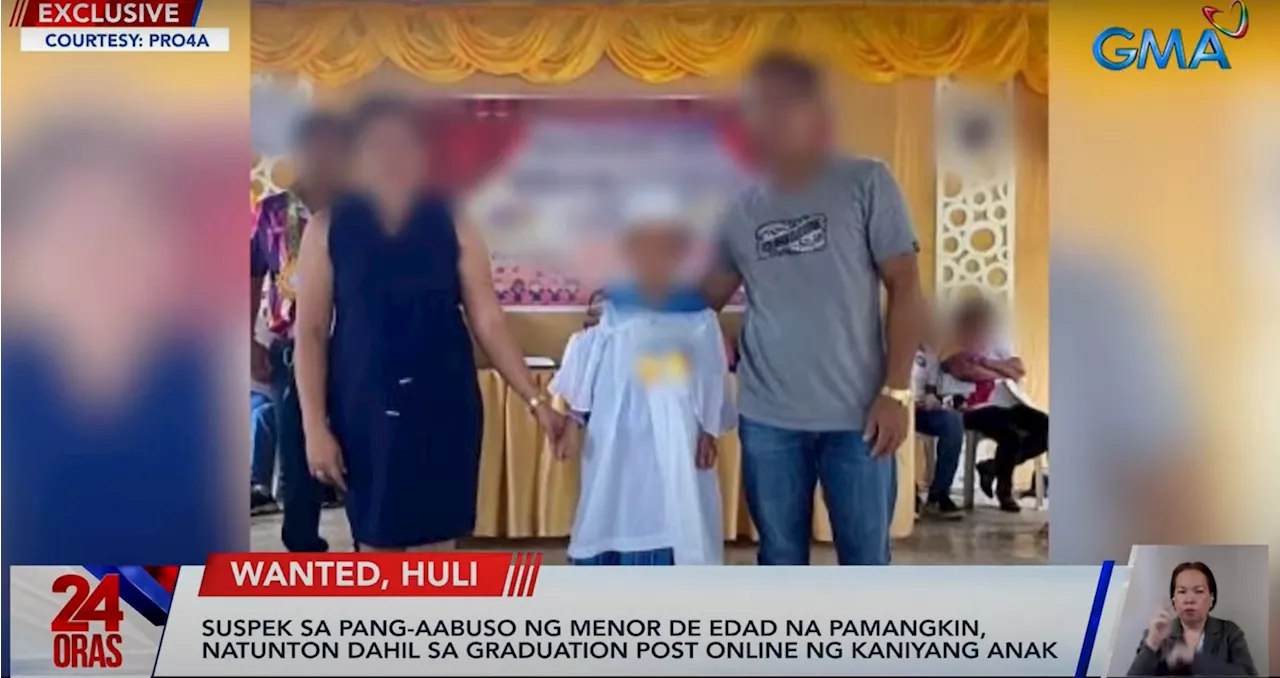 Rape suspect arrested via kids' online graduation photos