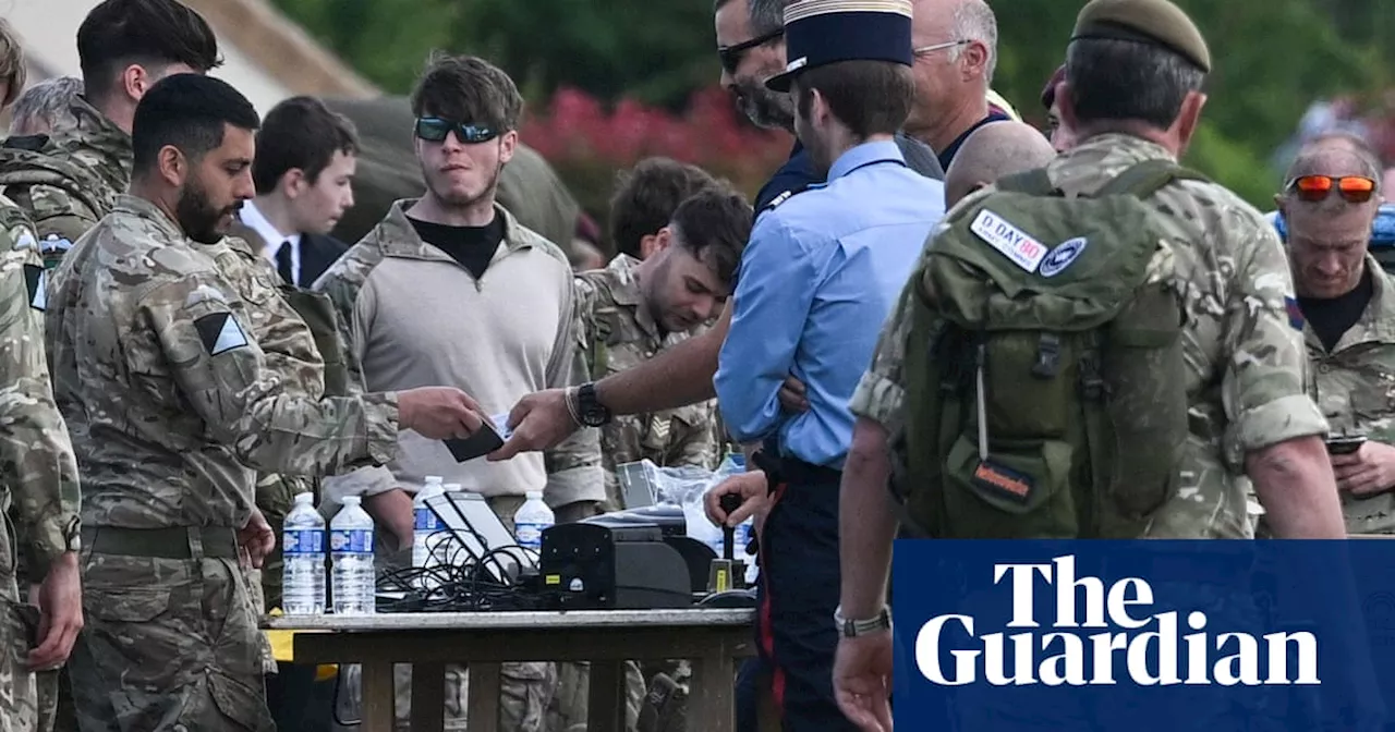 British paratroopers dropping in French field for D-day event asked for passports