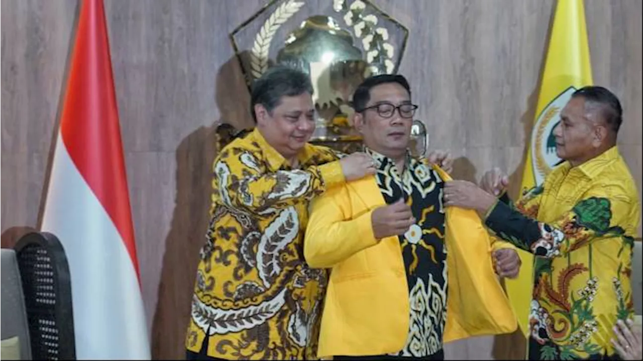 Nama Kaesang Pangarep Tidak Masuk Daftar, Golkar Jagokan Ridwan Kamil di Pilkada Jakarta 2024