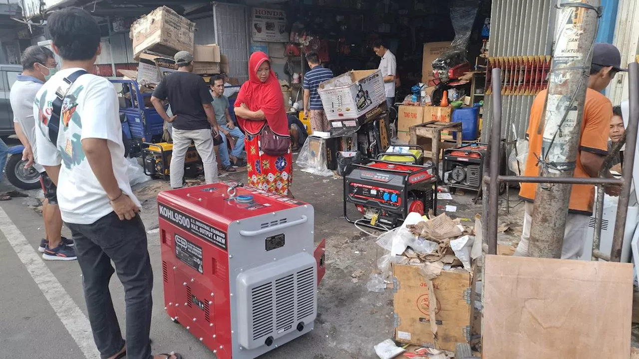 Imbas Listrik Padam, Genset di Bandar Lampung Ludes Diburu Warga