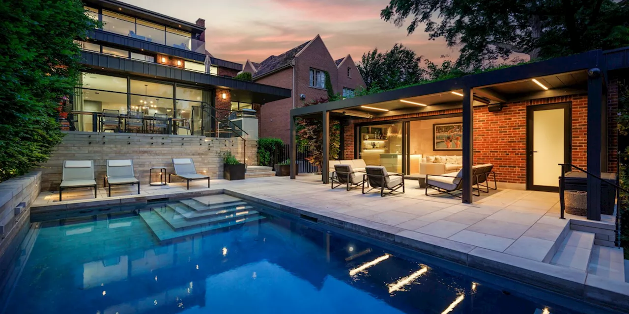 This $20M Rosedale Stunner Has Its Own Poolside Cabana