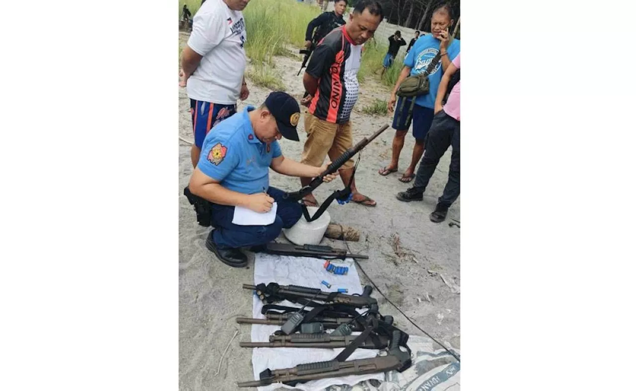 52 armed men held for harassing Zambales beach resort