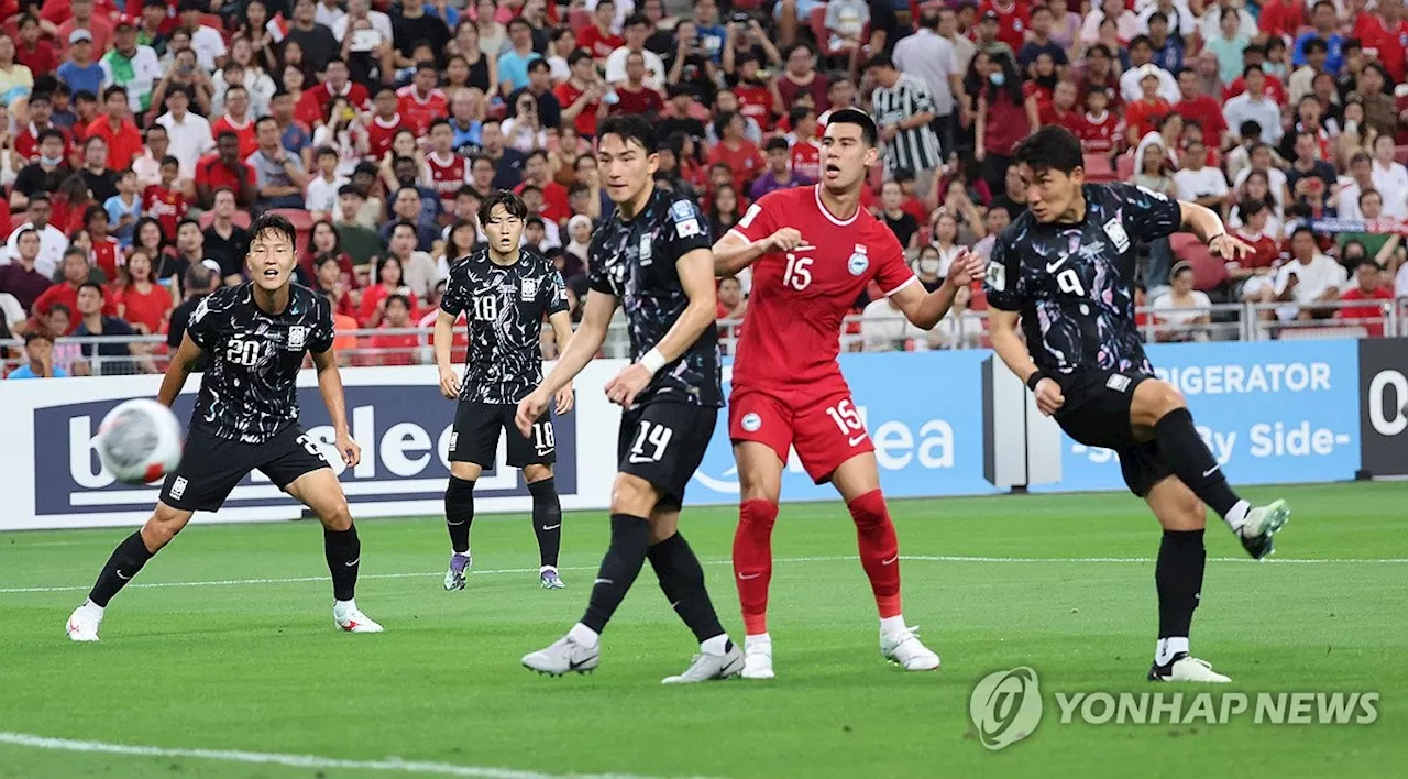 '34세 54일' 주민규의 눈부신 58분…A매치 데뷔골+3도움 '폭발'