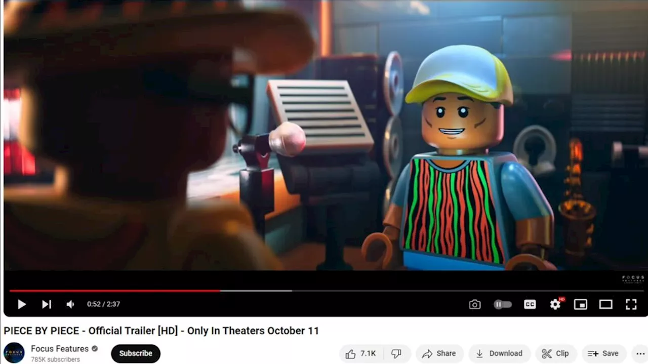 'Piece by Piece' trailer tells Pharrell's story through Lego