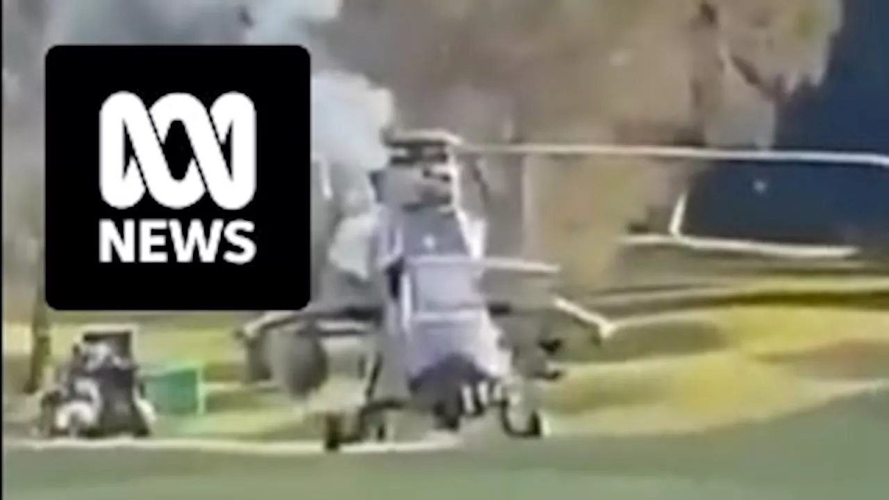 'Minor technical fault' blamed for aborted army helicopter take-off from Gold Coast golf course