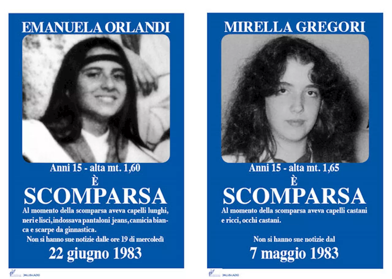 Commissione Orlandi e Gregori, convocate le amiche