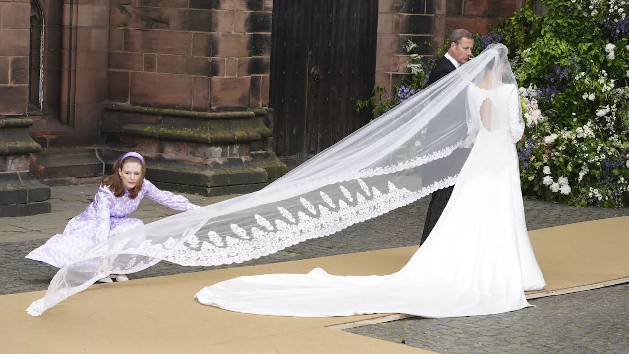 Prince William is usher at wedding of aristocrat the Duke of Westminster