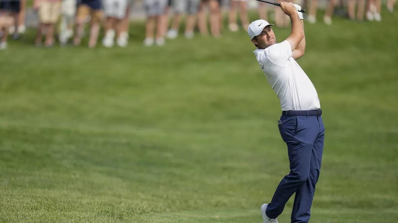 Scottie Scheffler's big finish gives him a 3-shot lead at the Memorial