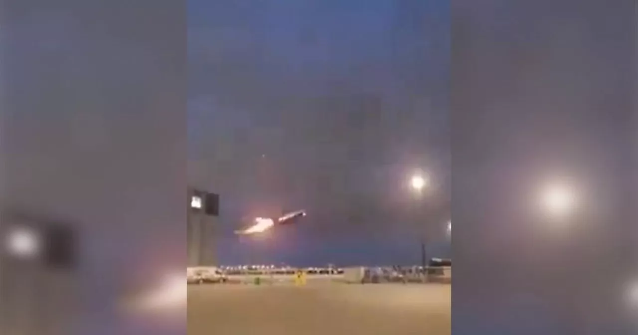 Shocking videos show Air Canada Boeing jet leave Toronto airport spitting flames