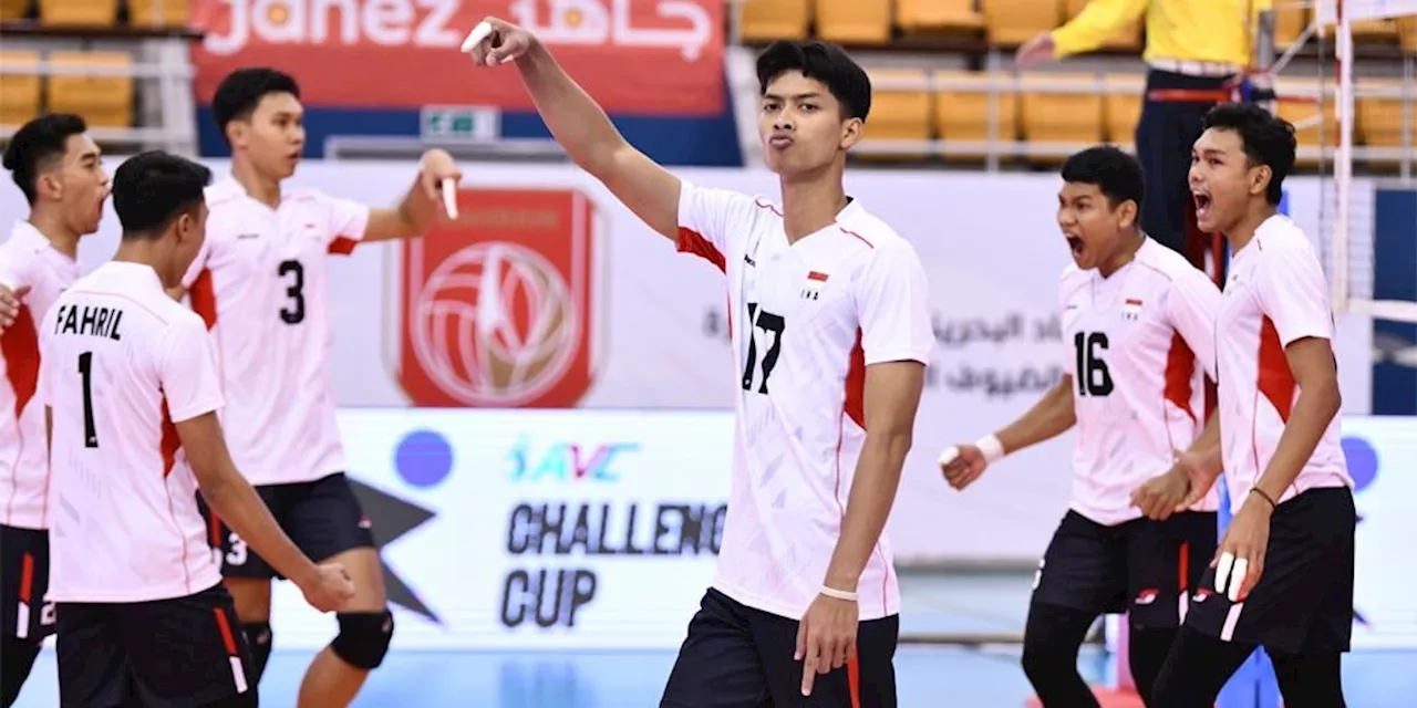 Jadwal Siaran Langsung Indonesia vs China Taipei di AVC Challenge Cup 2024 Putra di Vidio Hari Ini, 7 Juni 2024