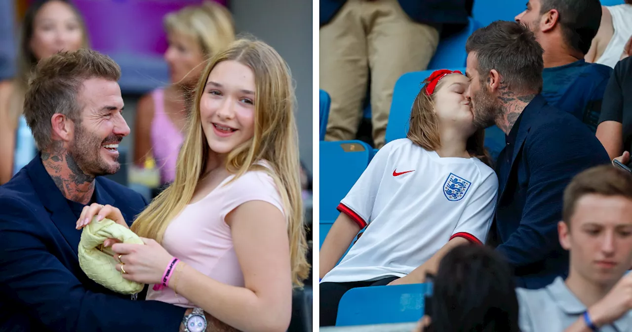 David Beckham Trolled Again For Showing “Too Much Affection” To 12-Year-Old Daughter Harper Seven