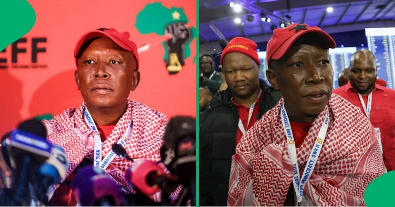 Economic Freedom Fighter’s Julius Malema Rejects Government of National Unity