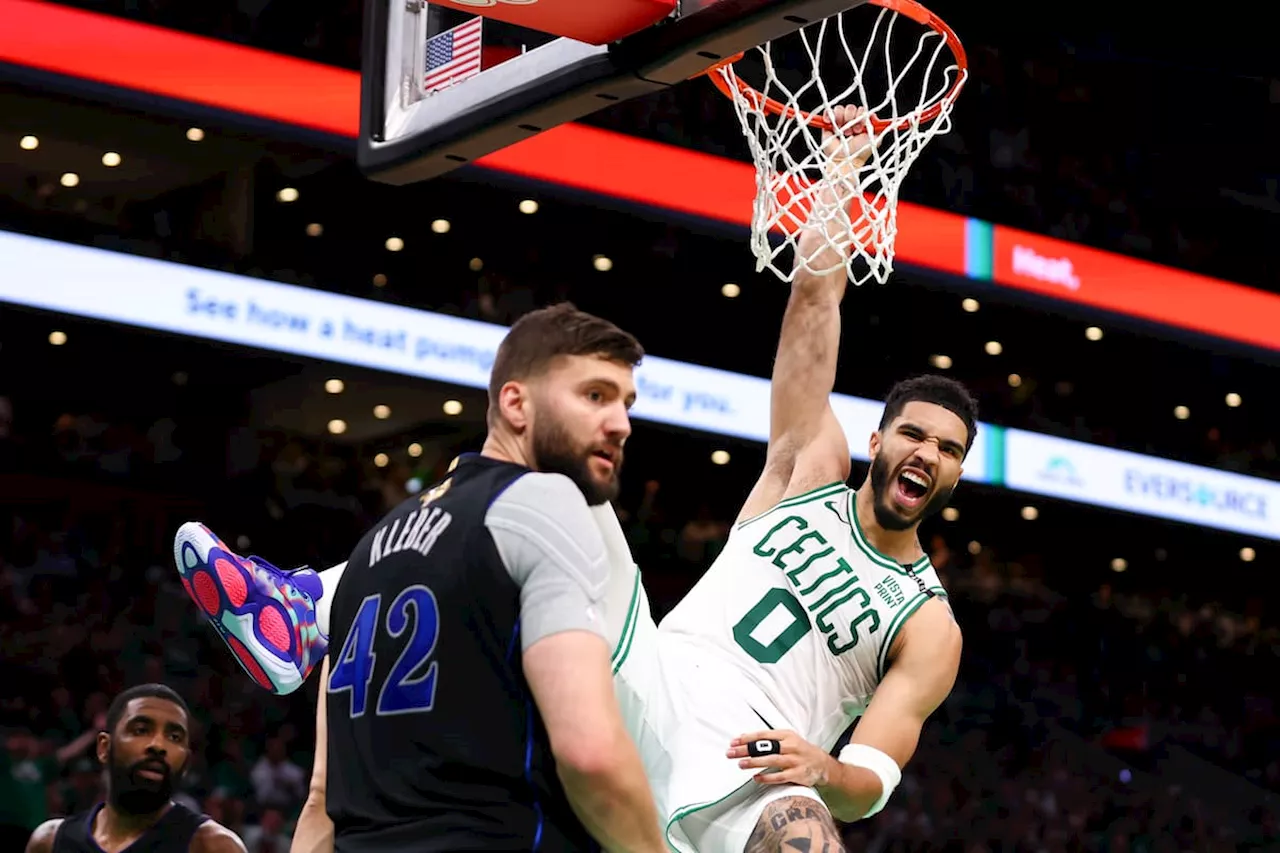 Boston Celtics arrasa a Dallas Mavericks en el primer juego de las finales de la NBA