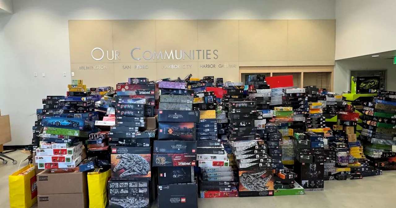 Man, 71, arrested after LAPD finds nearly 3,000 boxes of stolen LEGO sets at his home