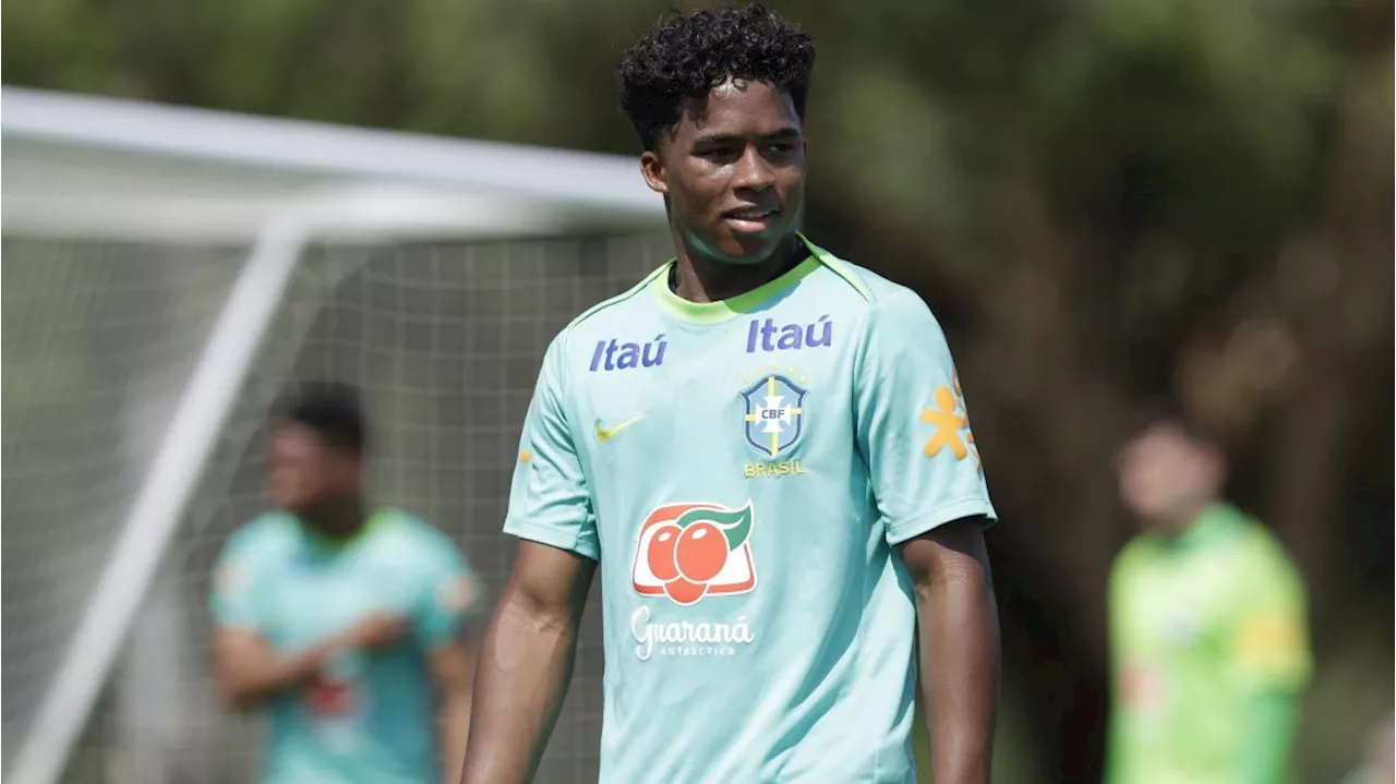 Endrick deve ter primeira chance como titular da Seleção Brasileira