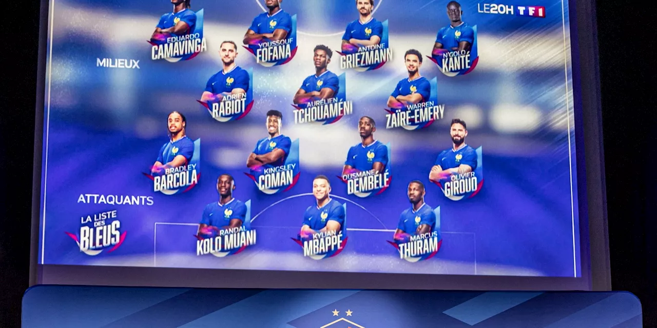 Euro 2024: ecco la Francia di Deschamps, tra 25 a sorpresa Kanté