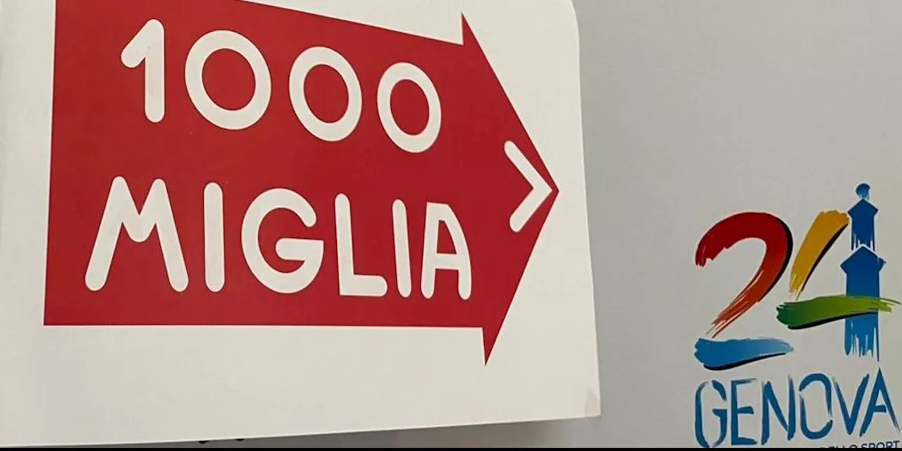 Primo storico passaggio genovese mercoledì 12 giugno per la “1000 Miglia”