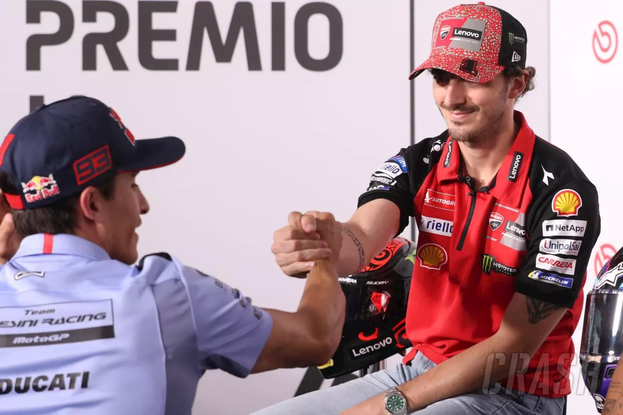 Revealed: Pecco Bagnaia's reaction to Ducati signing Marc Marquez